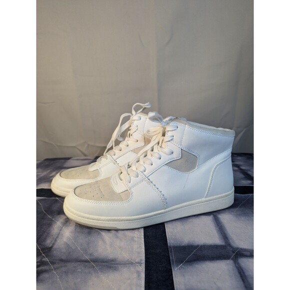 Universal Thread Women's Skyler High-Top Sneakers White Size 11 [W05] - Picture 2 of 8